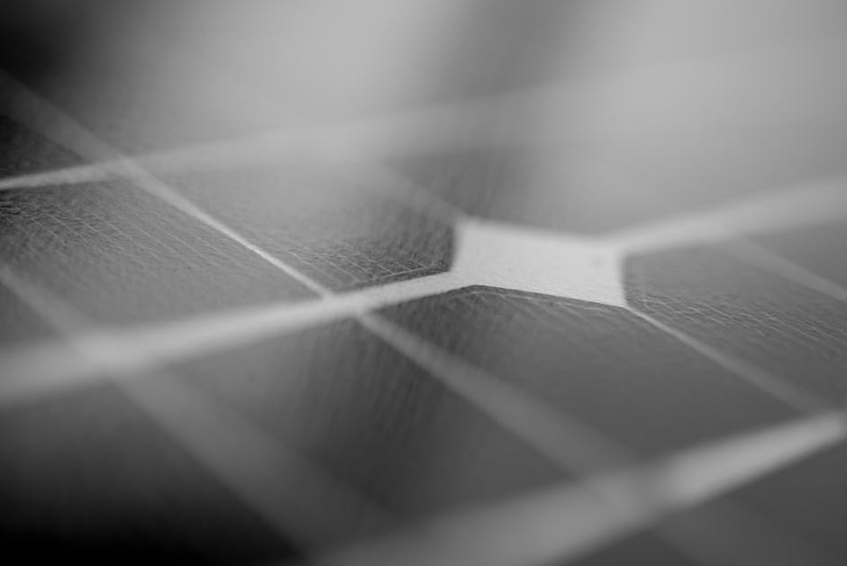 Close up of high-efficiency solar panels